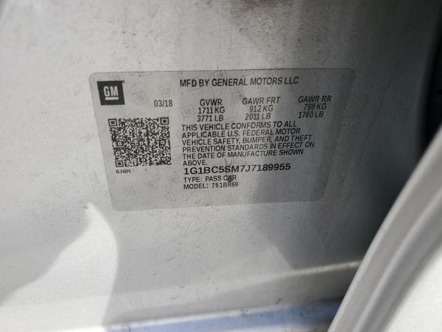 2018 CHEVROLET CRUZE LS - 1G1BC5SM7J7189955