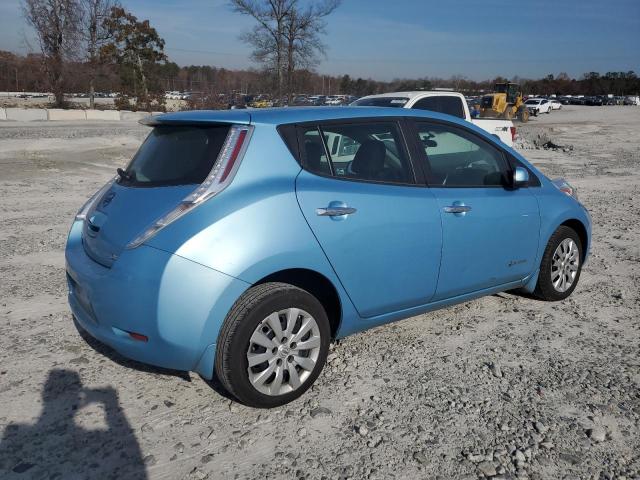 NISSAN LEAF S 2015 turquoise  electric 1N4AZ0CP4FC333625 photo #4