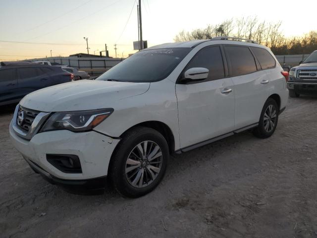 NISSAN PATHFINDER 2018 white  gas 5N1DR2MN1JC643588 photo #1