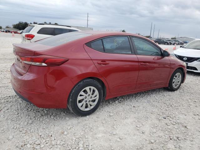 HYUNDAI ELANTRA SE 2018 red  gas KMHD74LF7JU638739 photo #4