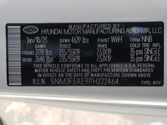 2023 HYUNDAI TUCSON SEL - 5NMJF3AE9PH222464