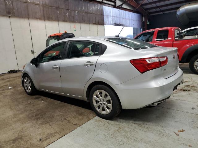 KIA RIO LX 2016 silver sedan 4d gas KNADM4A34G6694539 photo #3