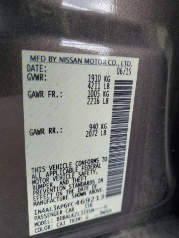 2015 NISSAN ALTIMA 2.5 - 1N4AL3AP6FC469213