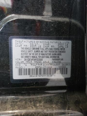 2017 NISSAN SENTRA SR - 3N1CB7AP0HY323898
