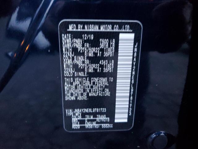 2020 NISSAN ARMADA PLA JN8AY2NE6L9781723