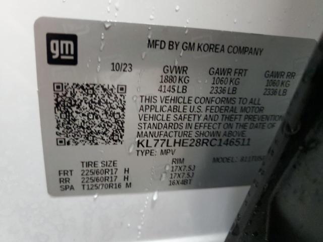 2024 CHEVROLET TRAX 1LT - KL77LHE28RC146511