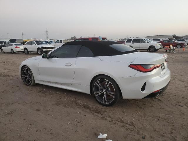 BMW 430I 2024 white  gas WBA23AT04RCP28351 photo #3