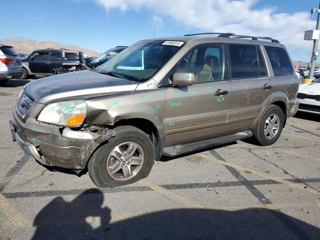 HONDA PILOT EXL 2004 tan  gas 2HKYF18744H538363 photo #1