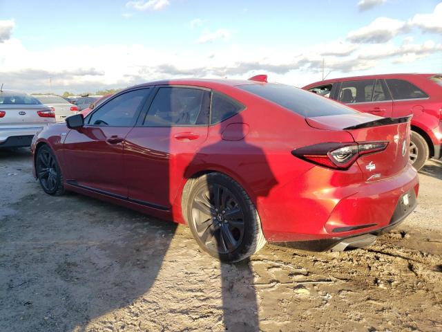 ACURA TLX TECH A 2021 red  gas 19UUB6F58MA000234 photo #3