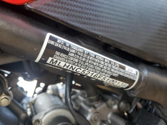 2015 HONDA CB300 F MLHNC5216F5102136