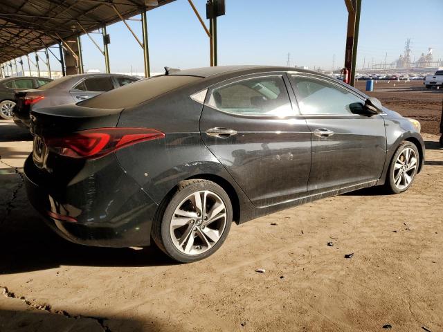 HYUNDAI ELANTRA SE 2014 black  gas 5NPDH4AE3EH487040 photo #4