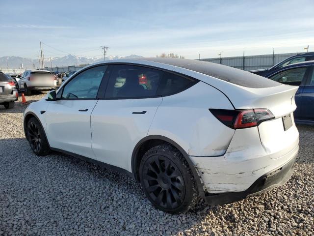 TESLA MODEL Y 2022 white  electric 7SAYGDEE0NF385730 photo #3