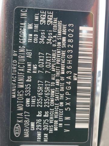 2017 KIA SORENTO LX - 5XYPG4A36HG328023