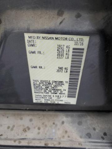2017 NISSAN ALTIMA 2.5 - 1N4AL3AP2HC138177
