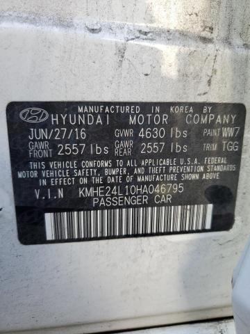 2017 HYUNDAI SONATA HYB - KMHE24L10HA046795