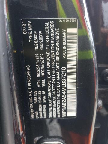 2021 PORSCHE MACAN S - WP1AB2A54MLB37210