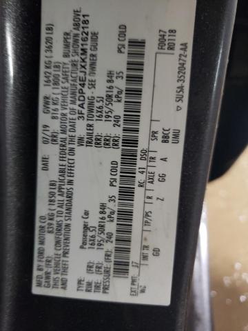 2019 FORD FIESTA SE - 3FADP4EJXKM162181
