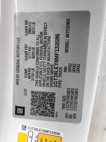 2021 GMC SIERRA C25 1GT38LEY8MF133596