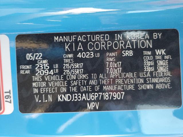 2023 KIA SOUL EX - KNDJ33AU6P7187907