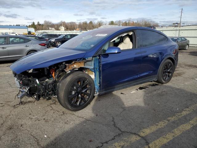 TESLA MODEL X 2023 blue  electric 7SAXCBE50PF395446 photo #1