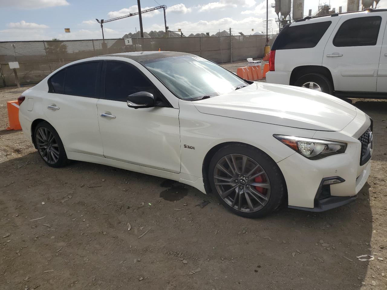 Lot #3030444474 2018 INFINITI Q50 RED SP