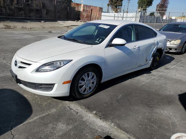 MAZDA 6 I 2011 white sedan 4d gas 1YVHZ8BH8B5M19689 photo #1