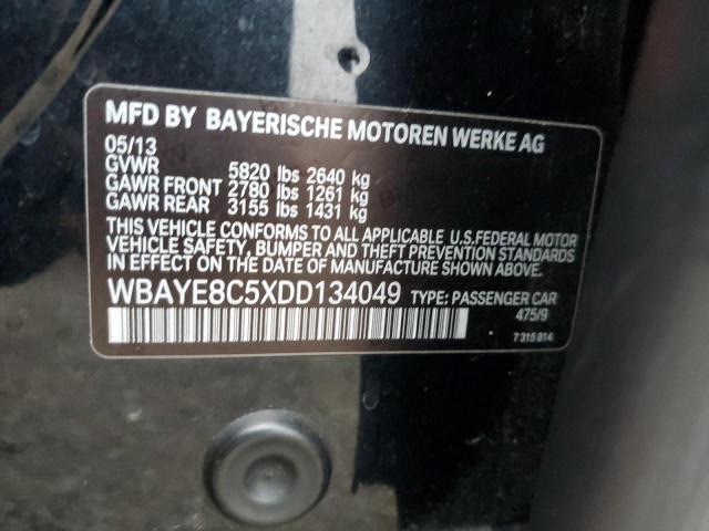 VIN WBAYE8C5XDD134049 2013 BMW 7 SERIES no.12