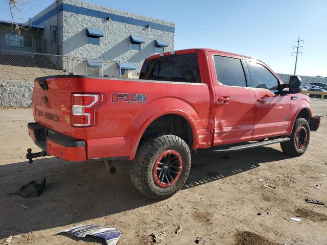 FORD F150 SUPER 2019 red  gas 1FTEW1E40KKE37400 photo #4