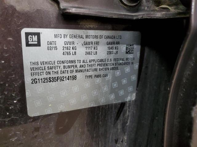 2015 CHEVROLET IMPALA LT - 2G1125S35F9214198