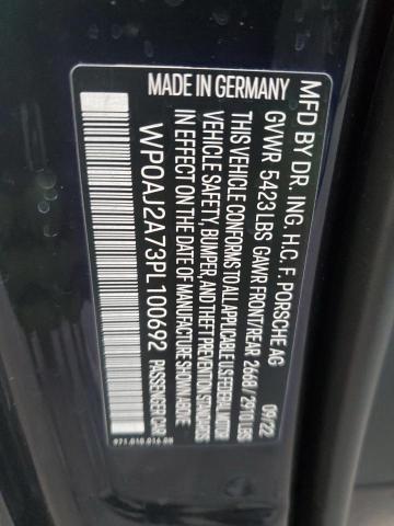 2023 PORSCHE PANAMERA B - WP0AJ2A73PL100692