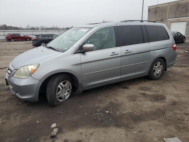 HONDA ODYSSEY EX 2007 gray sports v gas 5FNRL38767B134430 photo #1