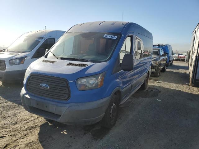 FORD TRANSIT T- 2015 blue cargo va diesel 1FTNE2CV9FKA29519 photo #1