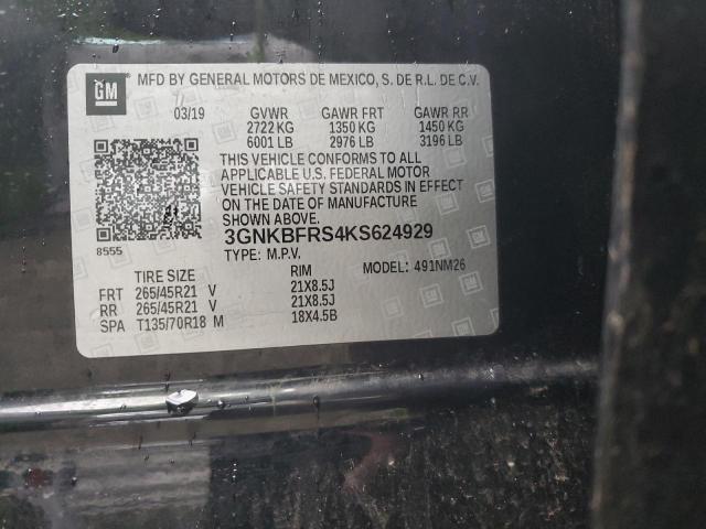 2019 CHEVROLET BLAZER PRE - 3GNKBFRS4KS624929