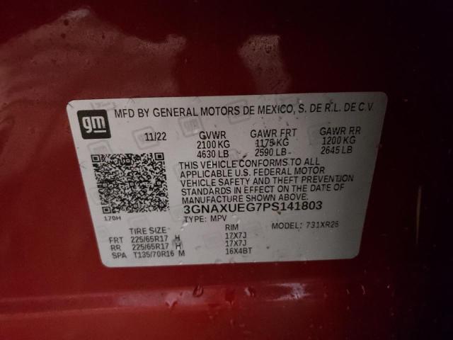2023 CHEVROLET EQUINOX LT - 3GNAXUEG7PS141803