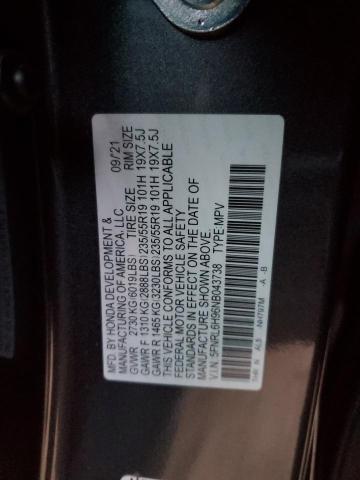 2022 HONDA ODYSSEY EL - 5FNRL6H96NB043738