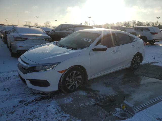 HONDA CIVIC EX 2018 white  gas 19XFC2F72JE043958 photo #1