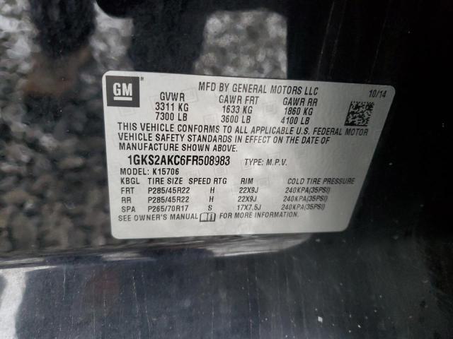 2015 GMC YUKON SLE 1GKS2AKC6FR508983