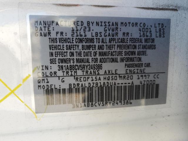 2024 NISSAN SENTRA SV - 3N1AB8CV5RY249386