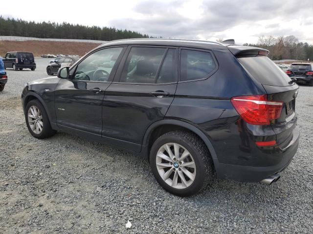 BMW X3 XDRIVE2 2016 black  gas 5UXWX9C56G0D71872 photo #3