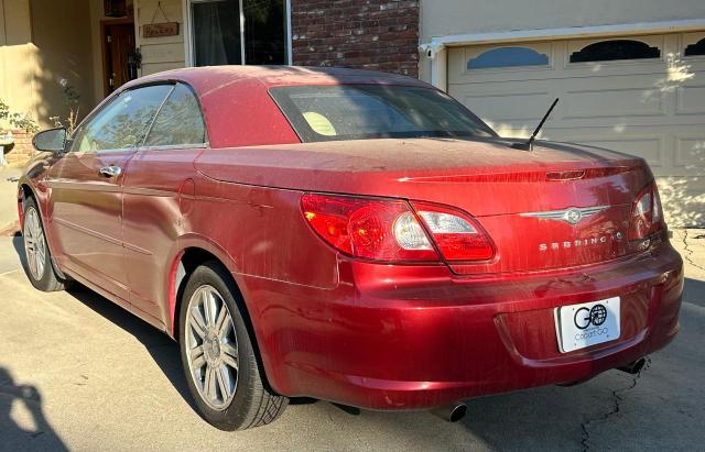 CHRYSLER SEBRING LI 2008 maroon converti gas 1C3LC65M98N197109 photo #4