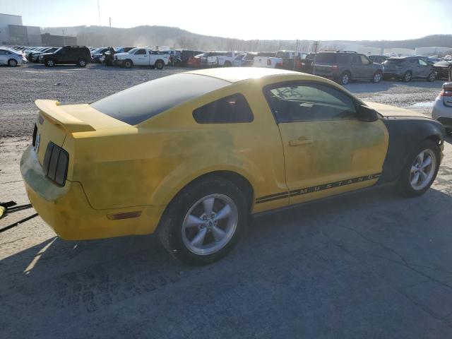 FORD MUSTANG 2006 yellow coupe gas 1ZVFT80N165135220 photo #4