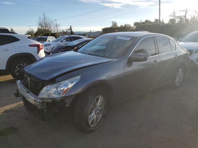 INFINITI G37 BASE 2012 charcoal sedan 4d gas JN1CV6AP7CM623225 photo #1