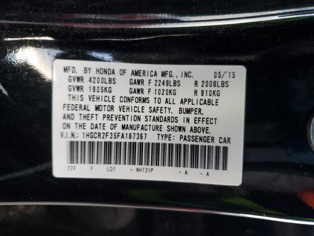 2015 HONDA ACCORD LX 1HGCR2F35FA187367