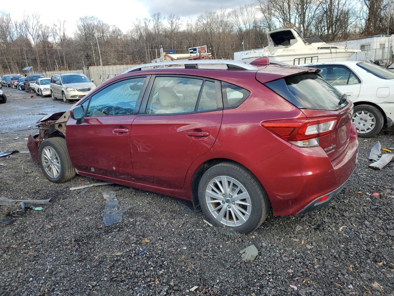 Lot #3033387930 2017 SUBARU IMPREZA PR