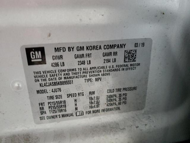2019 BUICK ENCORE PRE - KL4CJASB5KB895551