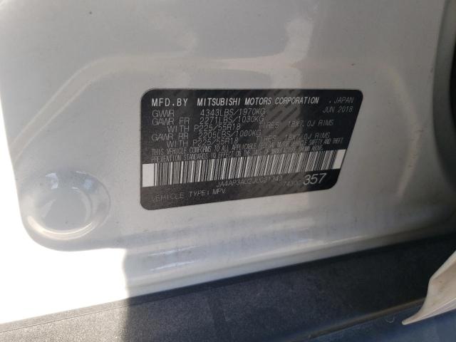 2018 MITSUBISHI OUTLANDER - JA4AP3AU2JU021343
