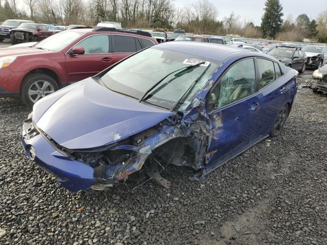 TOYOTA PRIUS 2018 blue  hybrid engine JTDKARFU8J3549708 photo #1