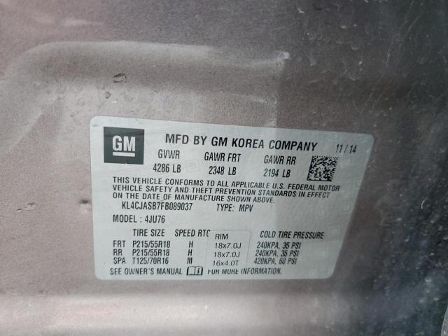 2015 BUICK ENCORE - KL4CJASB7FB089037
