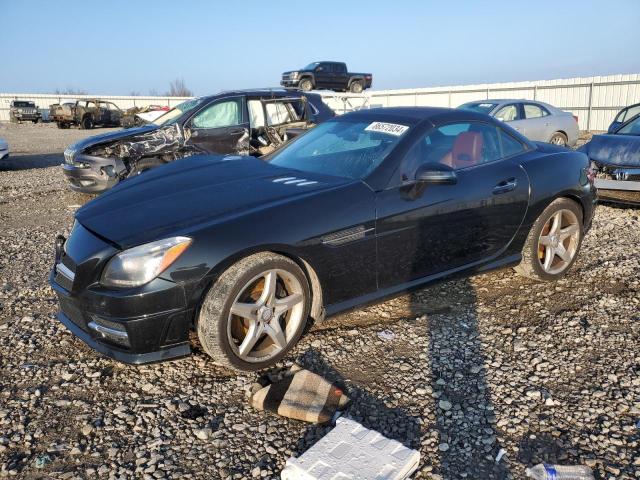 MERCEDES-BENZ SLK 250 2015 black  gas WDDPK4HA3FF098739 photo #1