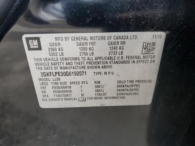 2016 GMC TERRAIN SL - 2GKFLPE30G6192071